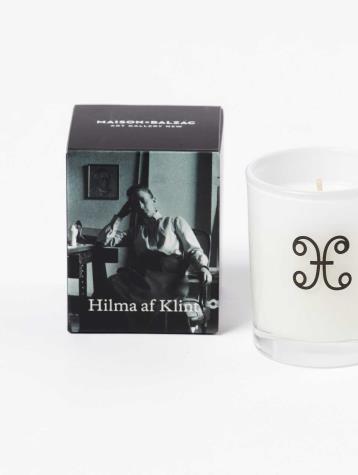 Hilma af Klint exhibition candle created with Maison Balzac